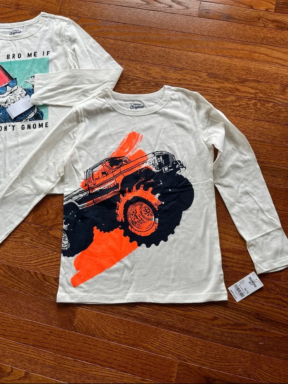 NWT bundle of boys long sleeve T-shirts and sweat shorts